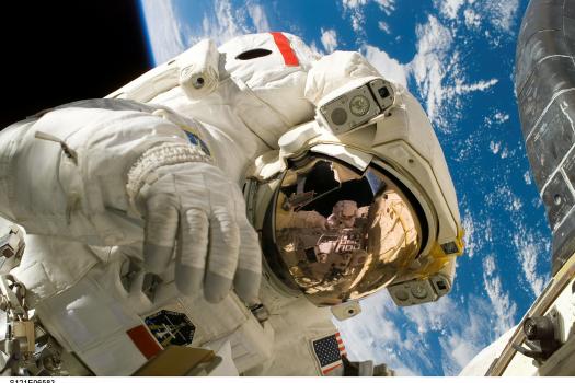 Astronaut in space